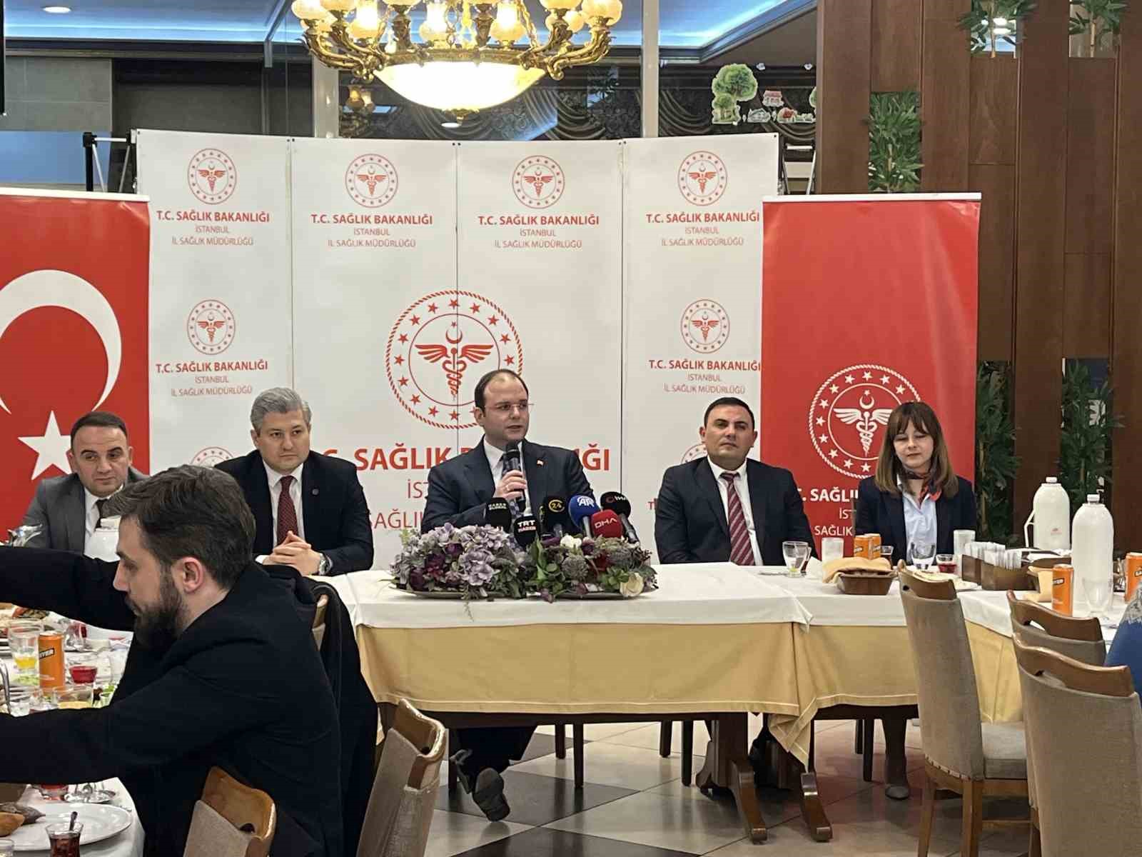 İstanbul İl Sağlık Müdürlüğü, basın mensuplarıyla iftarda buluştu
