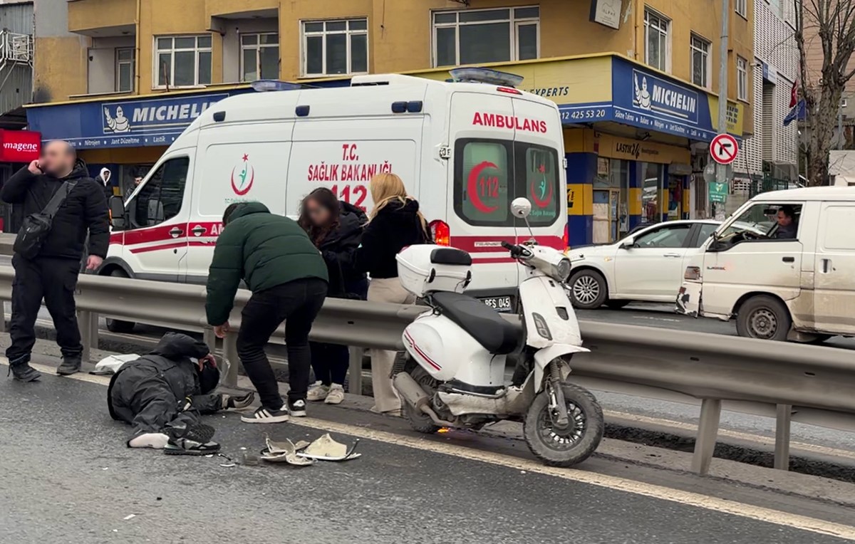 İstanbul trafiğine kaza etkisi
