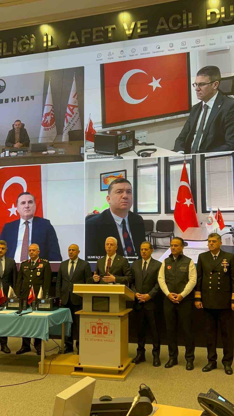 İstanbul’da Afet Entegre Haberleşme Sistemi hayata geçirildi

