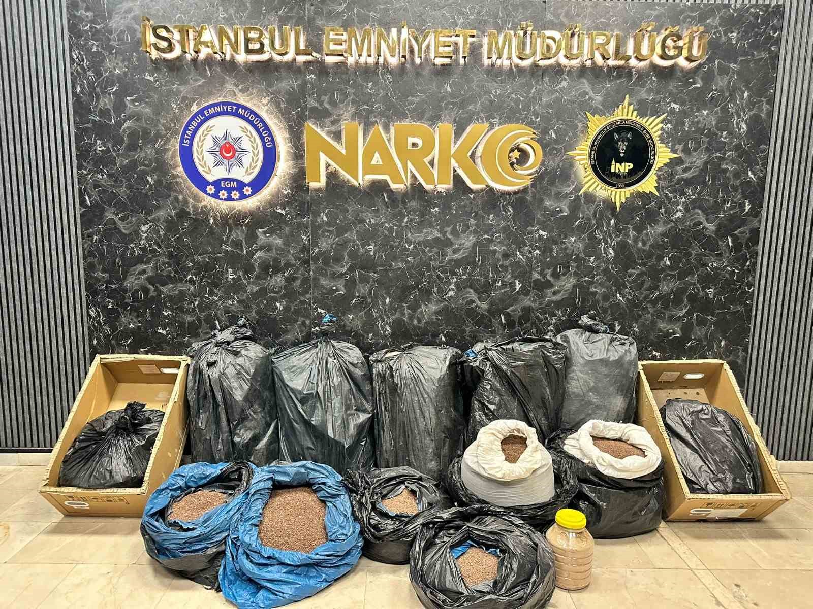 İstanbul’da kahveye emdirilmiş 374 kilo 600 gram uyuşturucu madde ele geçirildi
İstanbul’da kahveye emdirilmiş 374 kilo 600 gram uyuşturucu madde ele geçirildi