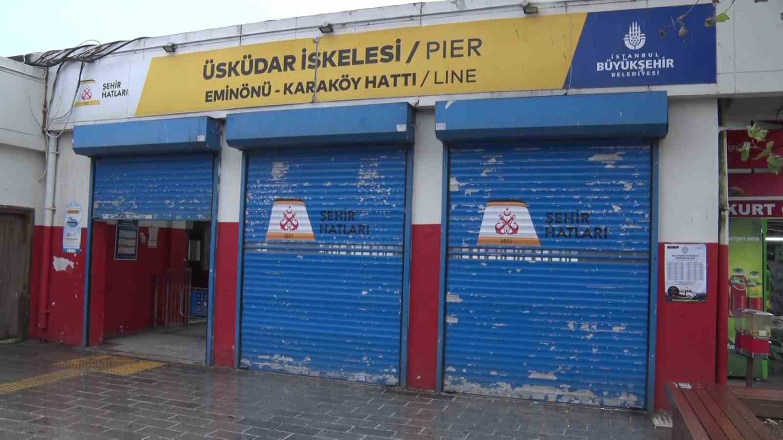 İstanbul’da lodos etkisini sürdürüyor.
