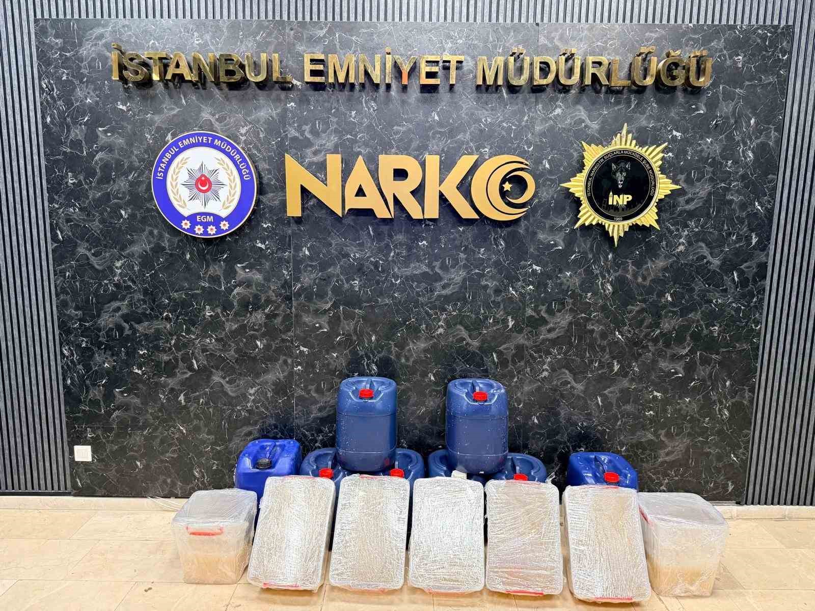 İstanbul’da uyuşturucu operasyonu: 284 kilo 850 gram uyuşturucu madde ele geçirildi
