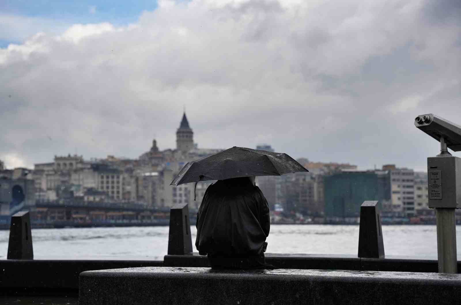 İstanbul’da yağmur sonrası manzara havadan görüntülendi
