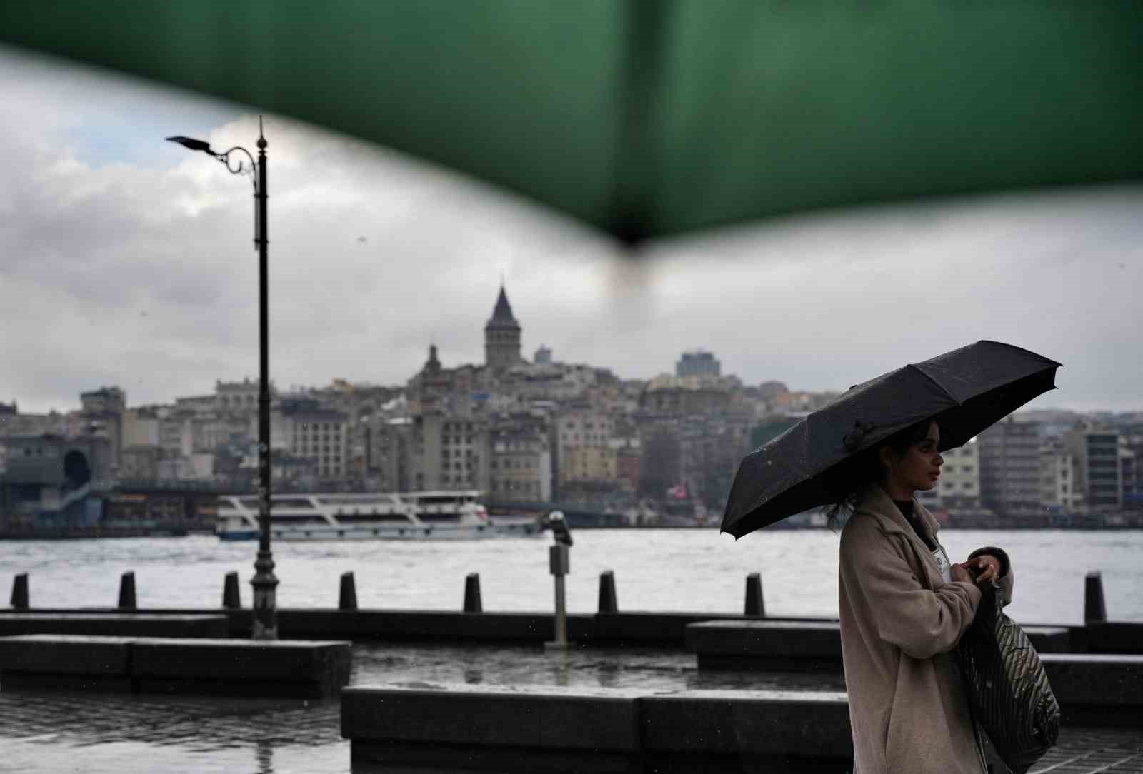 İstanbul’da yağmur sonrası manzara havadan görüntülendi
