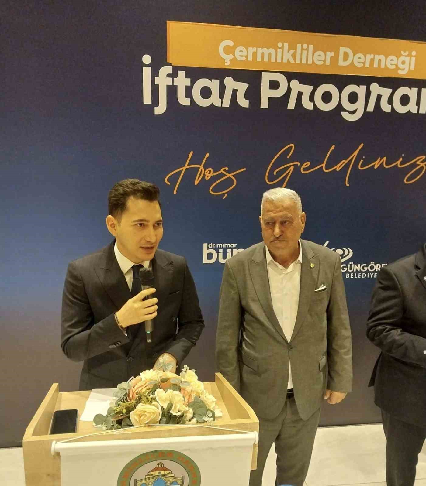 İstanbul’da yaşayan Çermikliler iftar yemeğinde buluştu
