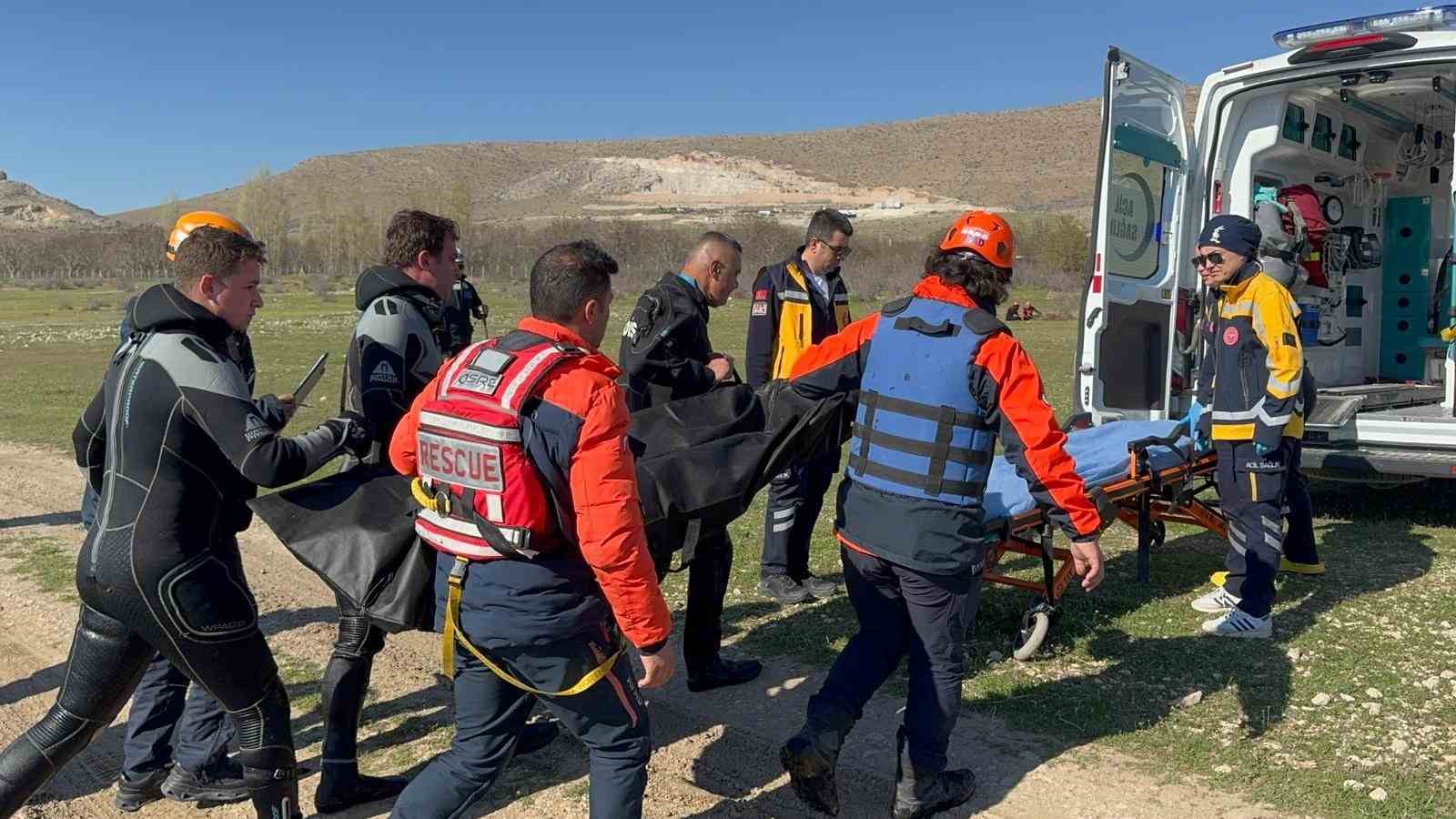 İvriz Baraj Gölü’nde gerçeğini aratmayan tatbikat
