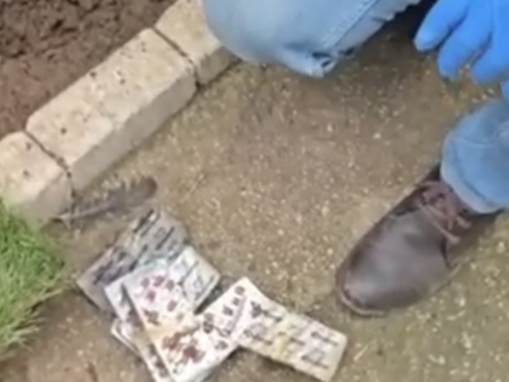 İzmir’de bahçeden 9 bin uyuşturucu hap çıktı
