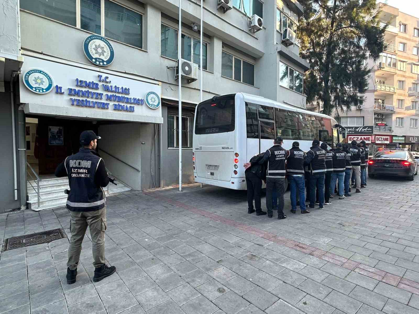 İzmir’de ’Genç Osman Çetesi’ne operasyon: 7 tutuklama
