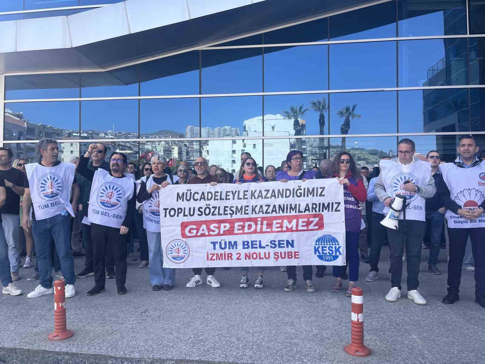 İzmir’de TİS krizi; Memurlar anlaşmazlık halinde CHP il binasına yürüyecek
