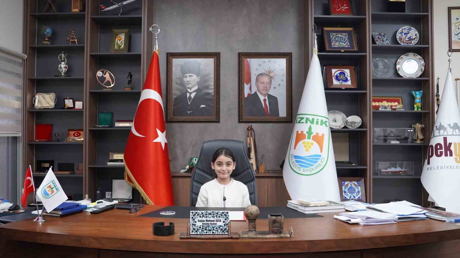 İznik’te 23 Nisan’ın başkanı Ada oldu
