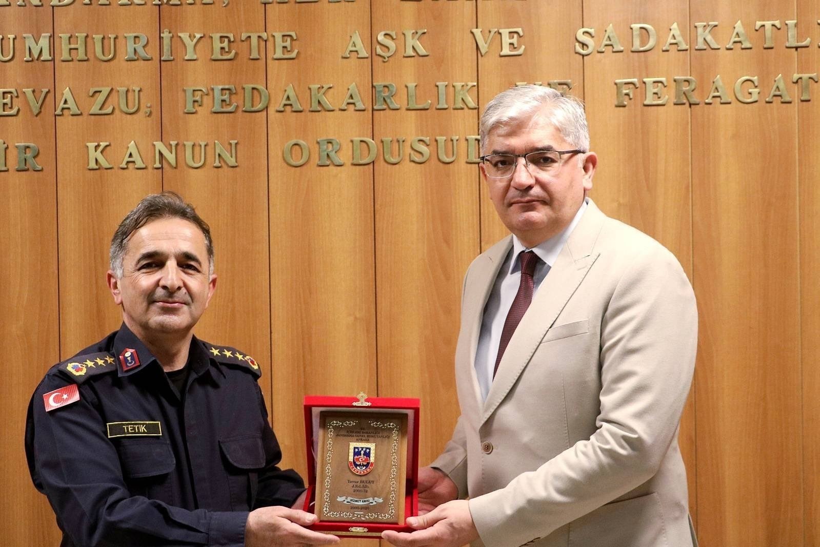 Jandarma Kd. Alb. Bulut emekliye ayrıldı
