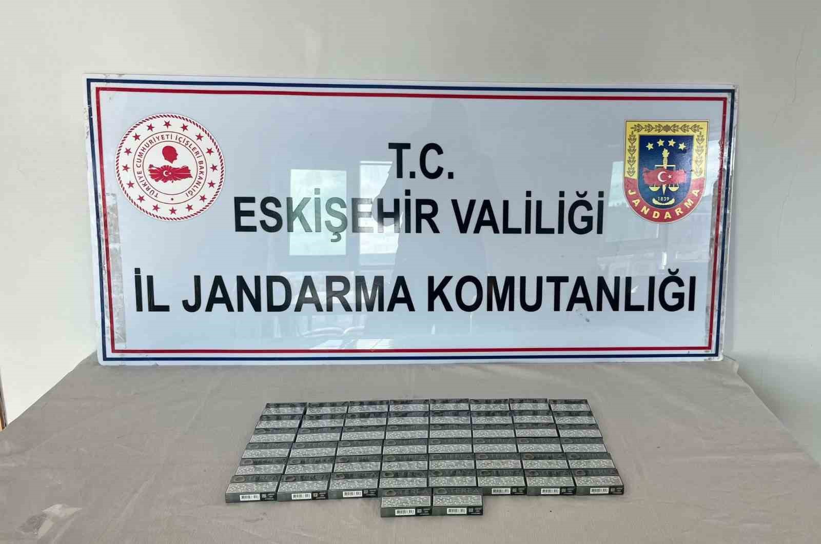 Jandarmadan kaçak sigara operasyonu
