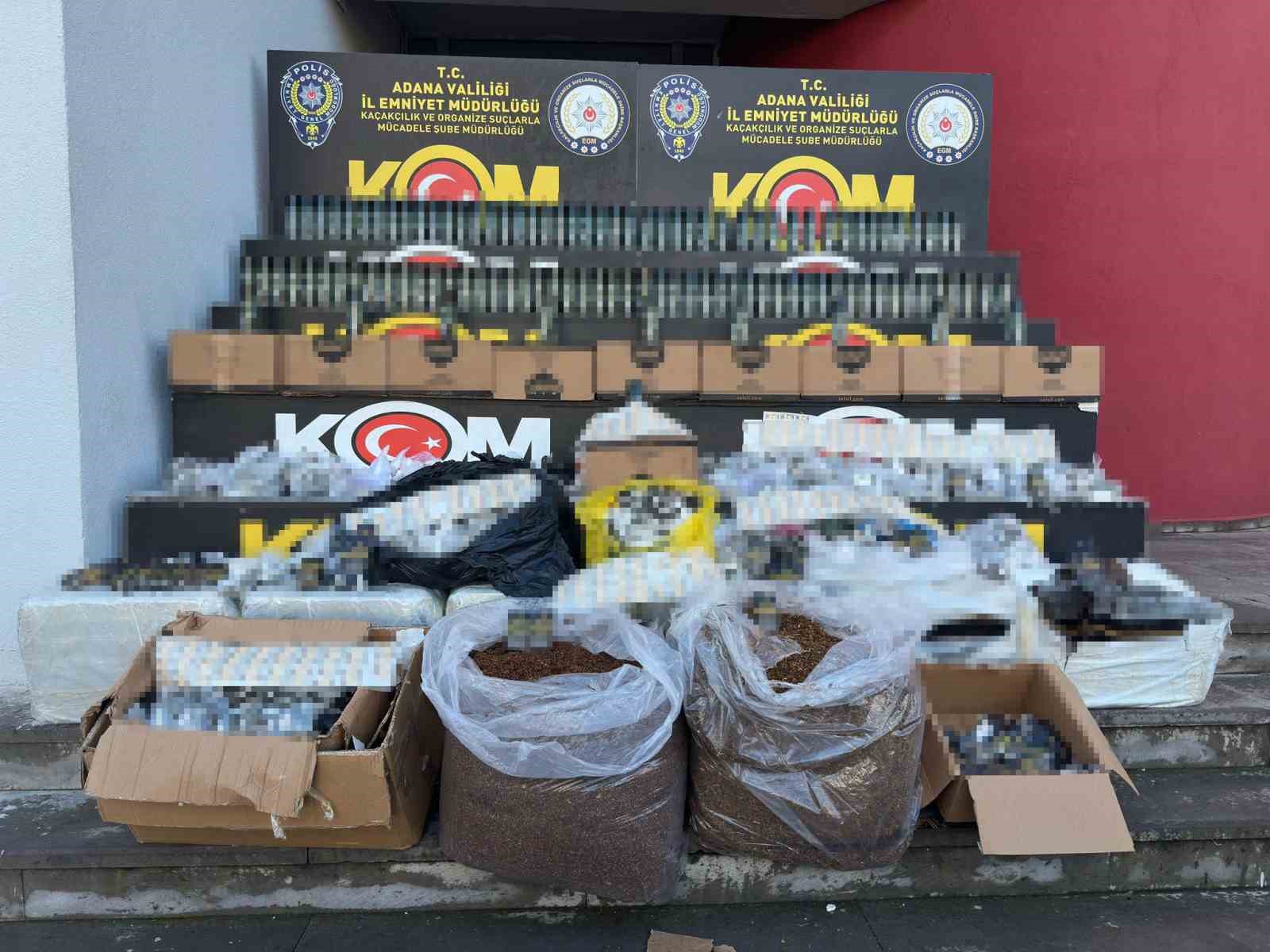 Kaçak sigaralar piyasaya sürülecekti: 2 milyon TL’lik kaçak ürün ele geçirildi

