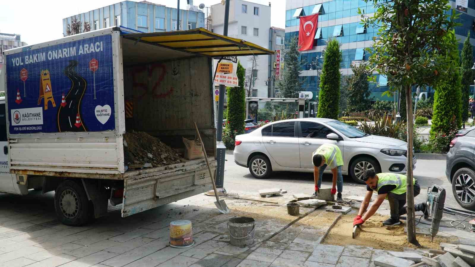 Kağıthane’de fen işleri çalışmalarıyla altyapı ve üst yapı güçlendirildi
