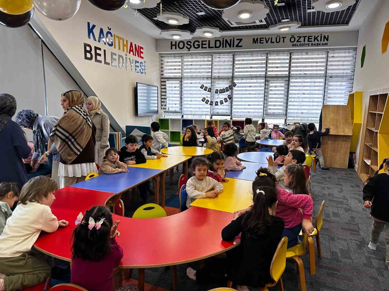 Kağıthane’de miniklere kitap dolu dünya
