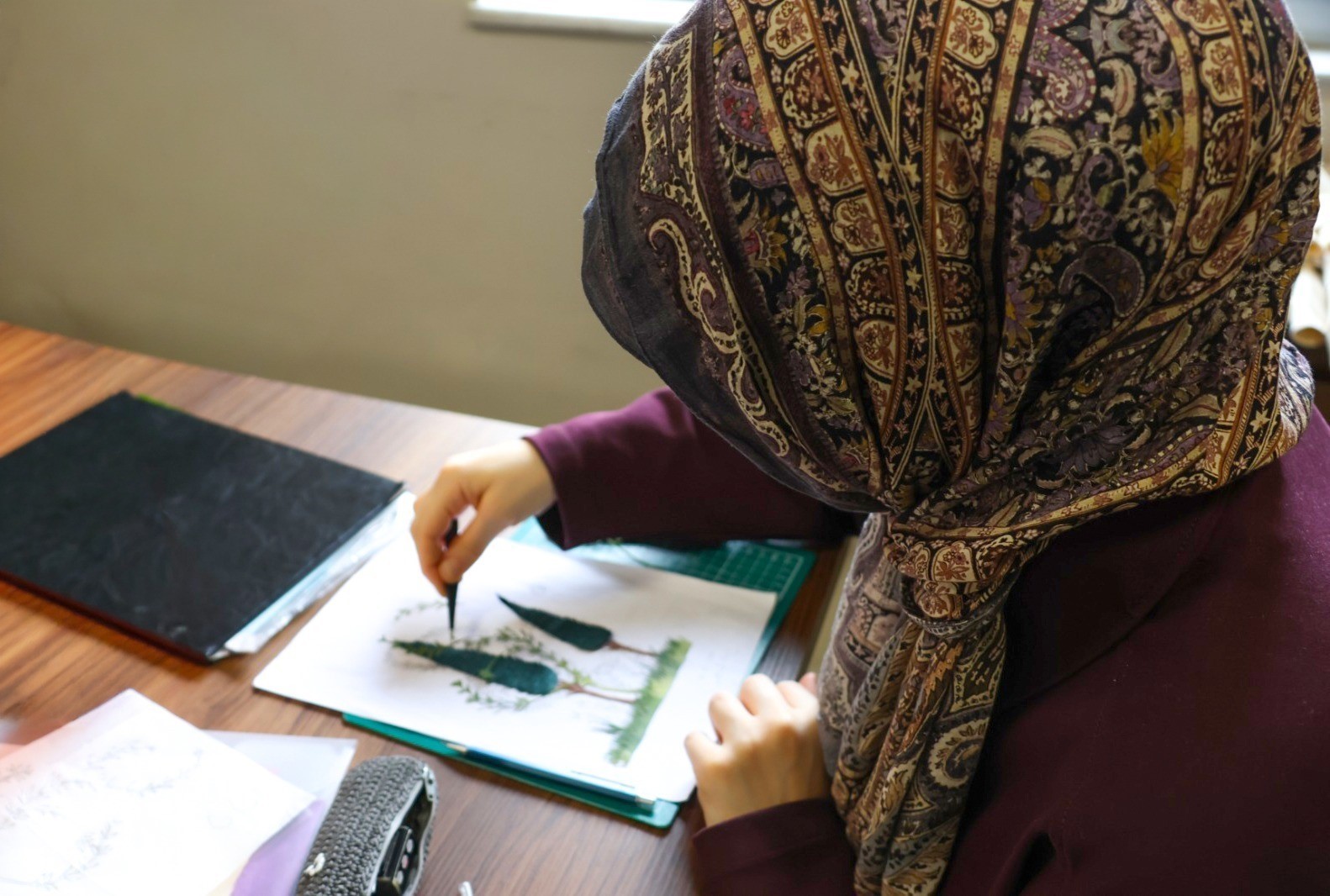 Kağıttan sanata: Ümraniye’de Katı’ sanatı geleceğe taşınıyor
