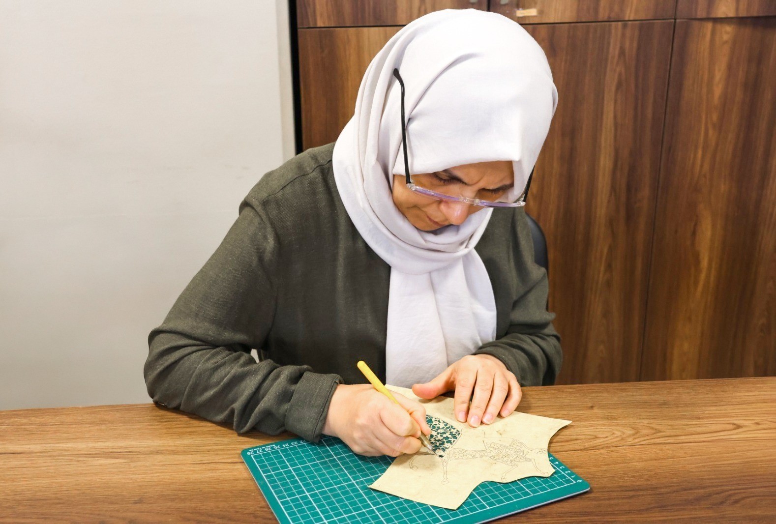 Kağıttan sanata: Ümraniye’de Katı’ sanatı geleceğe taşınıyor
