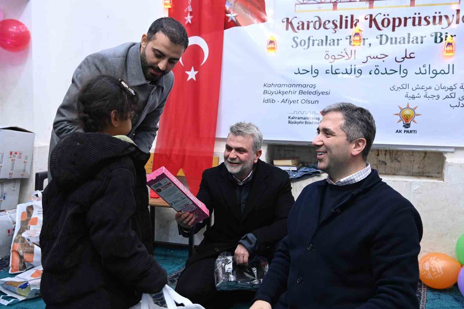 Kahramanmaraş Büyükşehir’den İdlib’de kardeşlik iftarı
