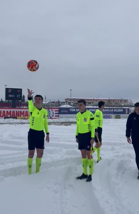 Kahramanmaraş İstiklalspor - 1461 Trabzon FK maçı kar sebebiyle ertelendi
