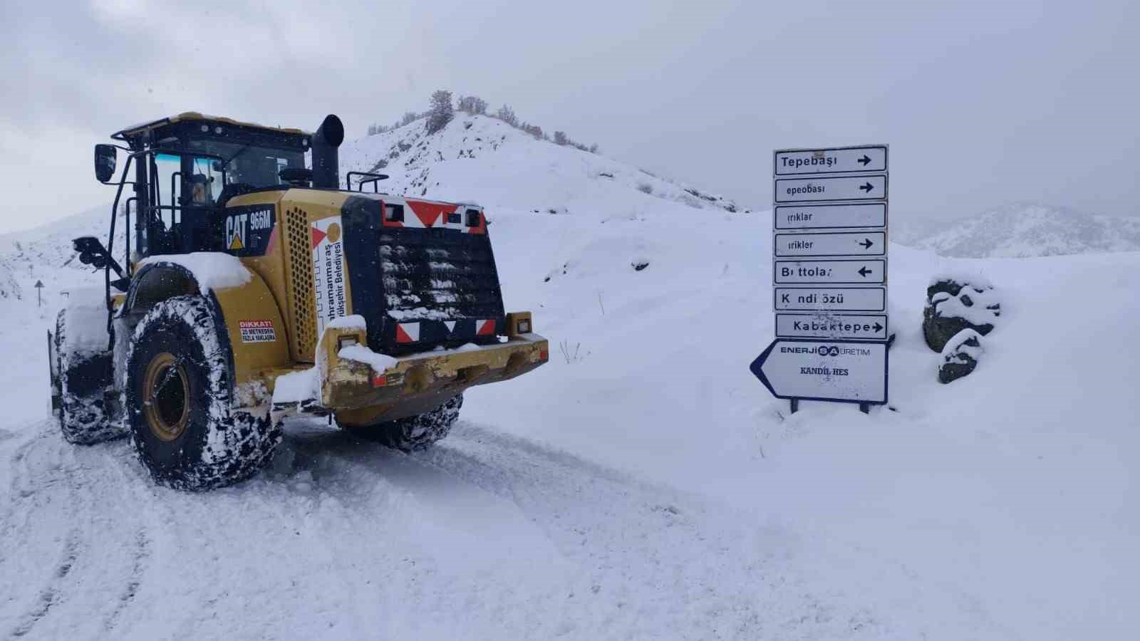 Kahramanmaraş’ın kuzey ilçelerinde kar mesaisi
Kahramanmaraş’ın kuzey ilçelerinde kar mesaisi