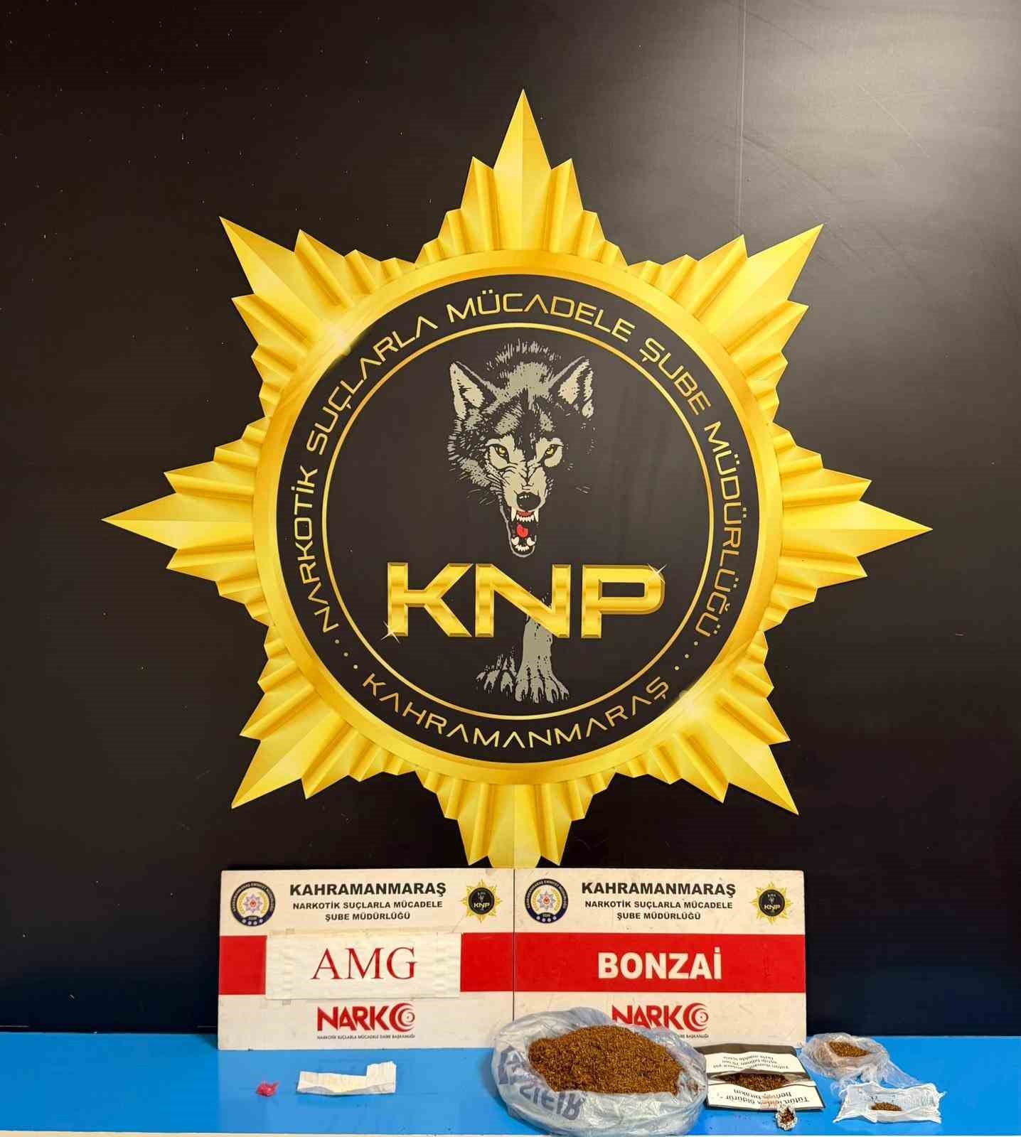 Kahramanmaraş’ta 401 gram bonzai maddesi ele geçirildi
