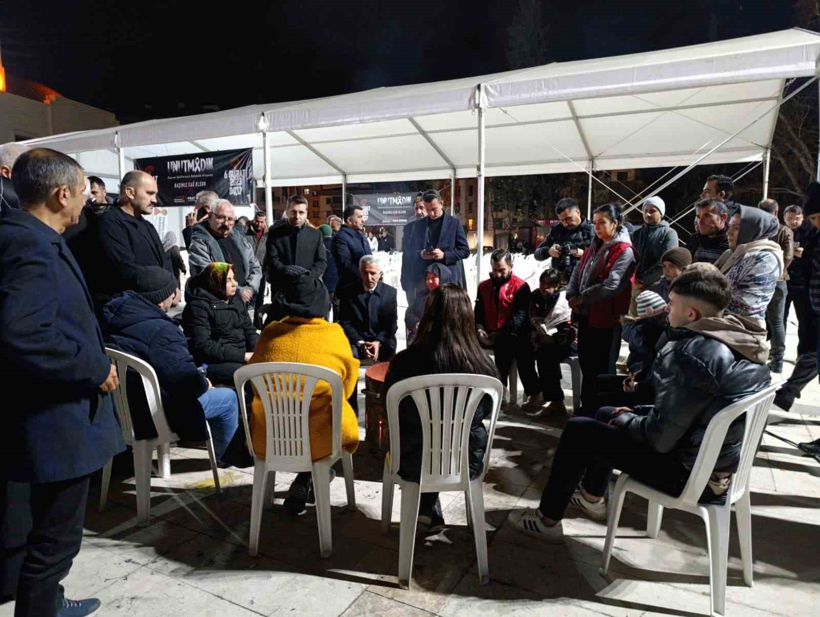 Kahramanmaraş’ta 6 Şubat depremlerinde hayatını kaybedenler dualarla anıldı
