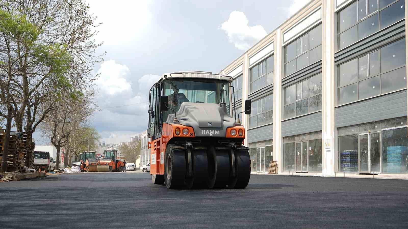 Kahramanmaraş’ta asfalt çalışmaları
