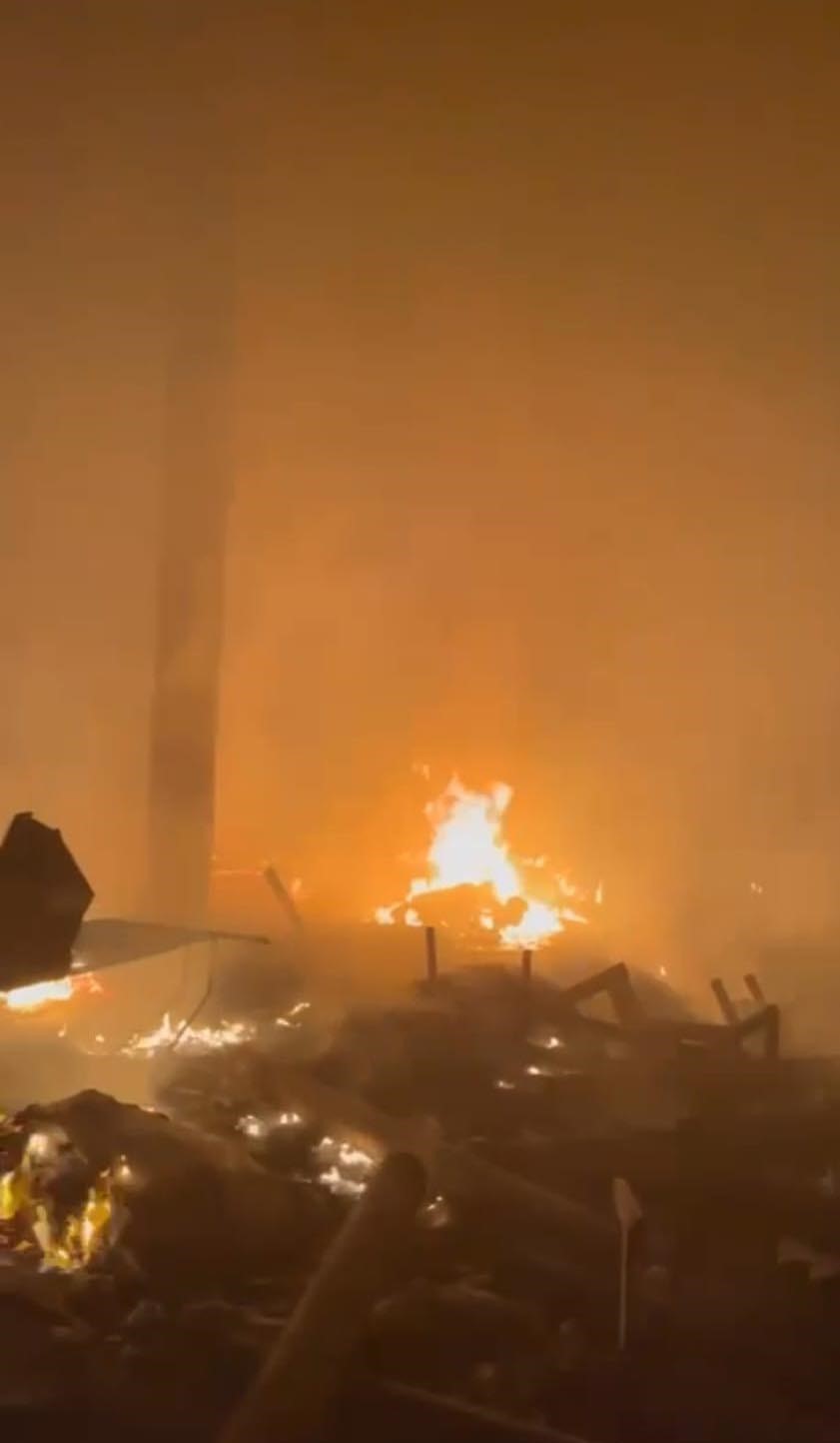 Kahramanmaraş’ta fabrika yangını
