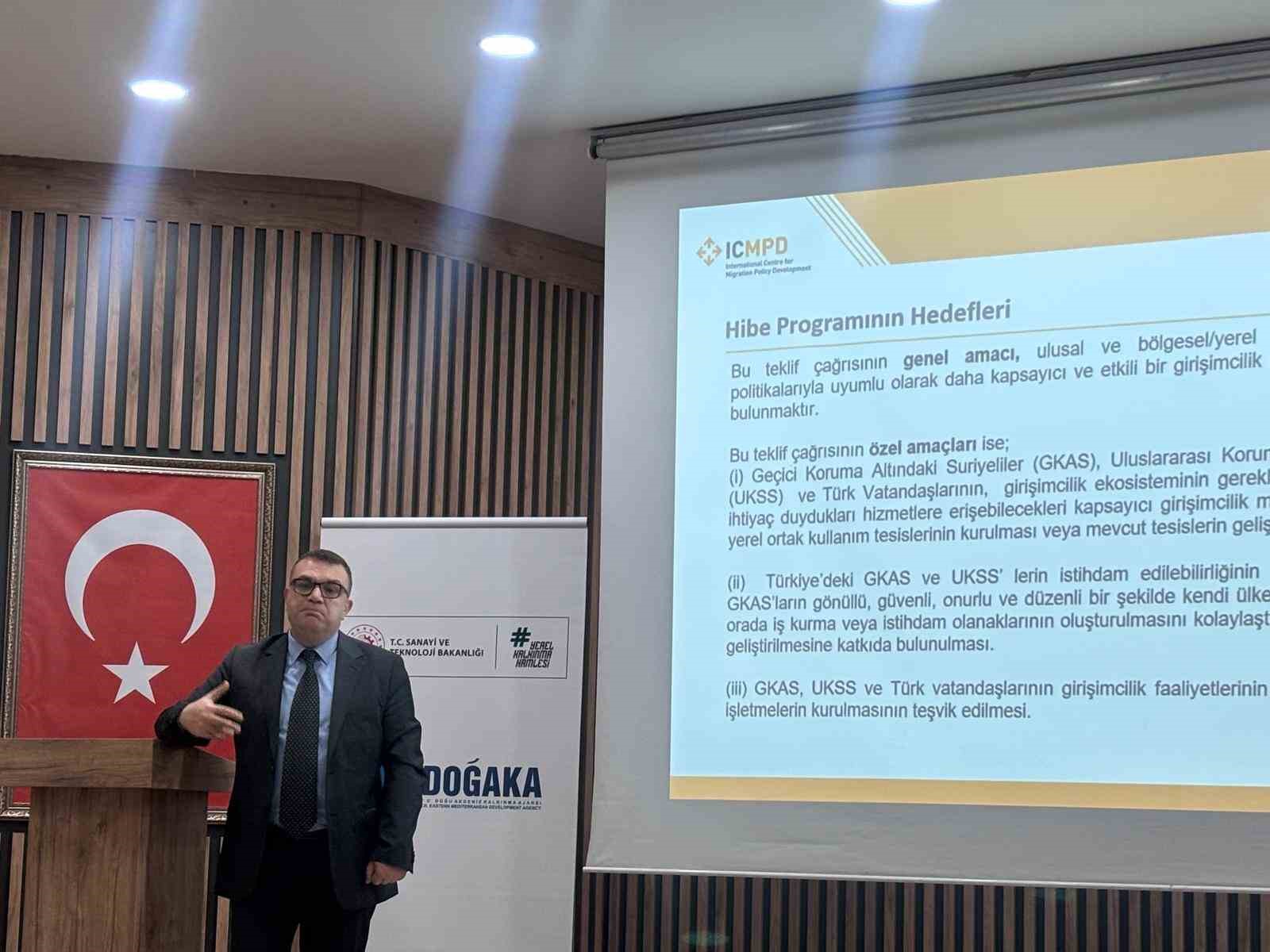 Kahramanmaraş’ta hibe programları anlatıldı
