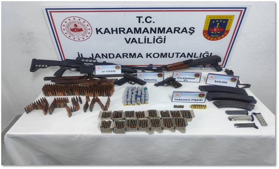 Kahramanmaraş’ta jandarmadan 3 aylık bilanço: 129 silah ele geçirildi, 275 kişi tutuklandı
