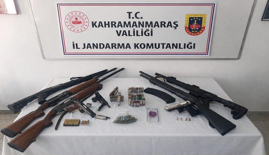 Kahramanmaraş’ta jandarmadan 3 aylık bilanço: 129 silah ele geçirildi, 275 kişi tutuklandı
