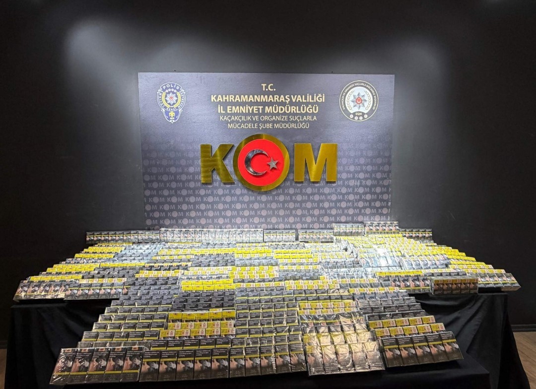 Kahramanmaraş’ta kaçak telefon ve sigara operasyonu
