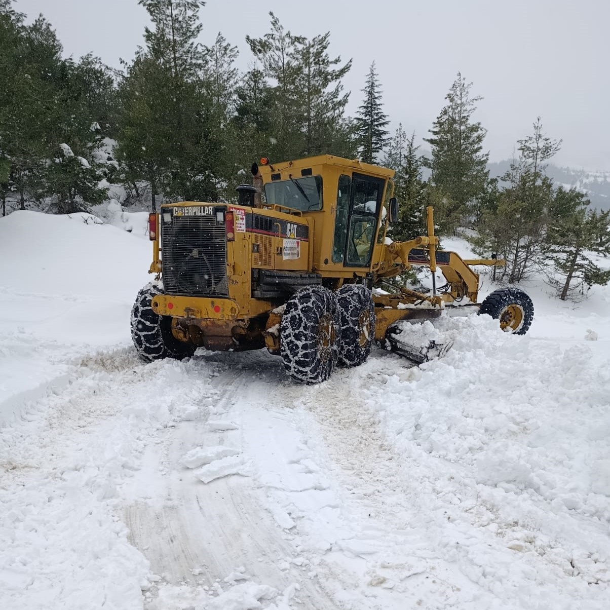 Kahramanmaraş’ta karla mücadele sürüyor
