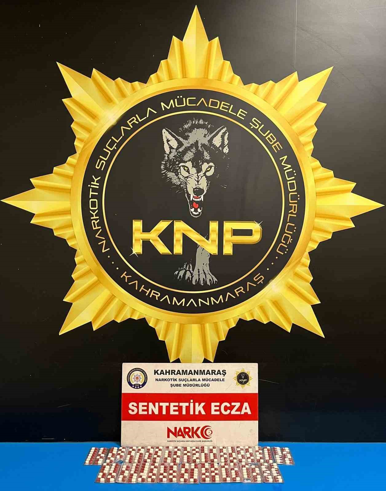 Kahramanmaraş’ta narkotik operasyonu: 3 tutuklama
