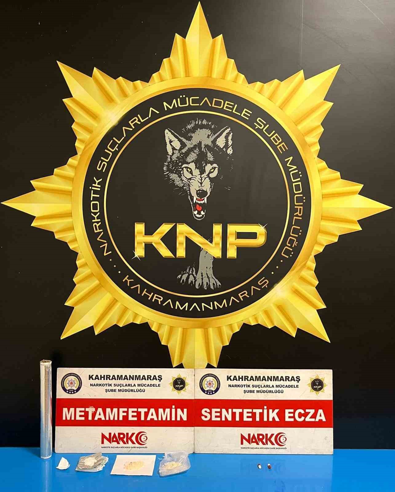 Kahramanmaraş’ta narkotik operasyonu: Binlerce sentetik ecza ele geçirildi
