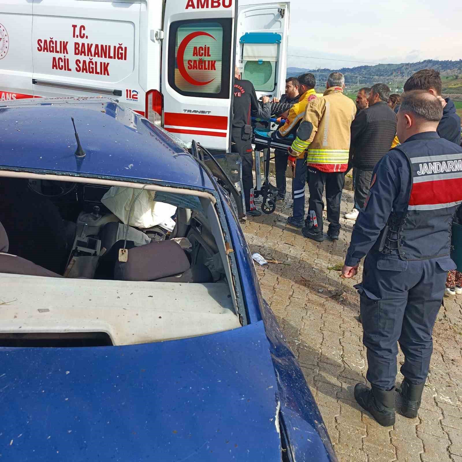 Kahramanmaraş’ta trafik kazası: 1 yaralı
