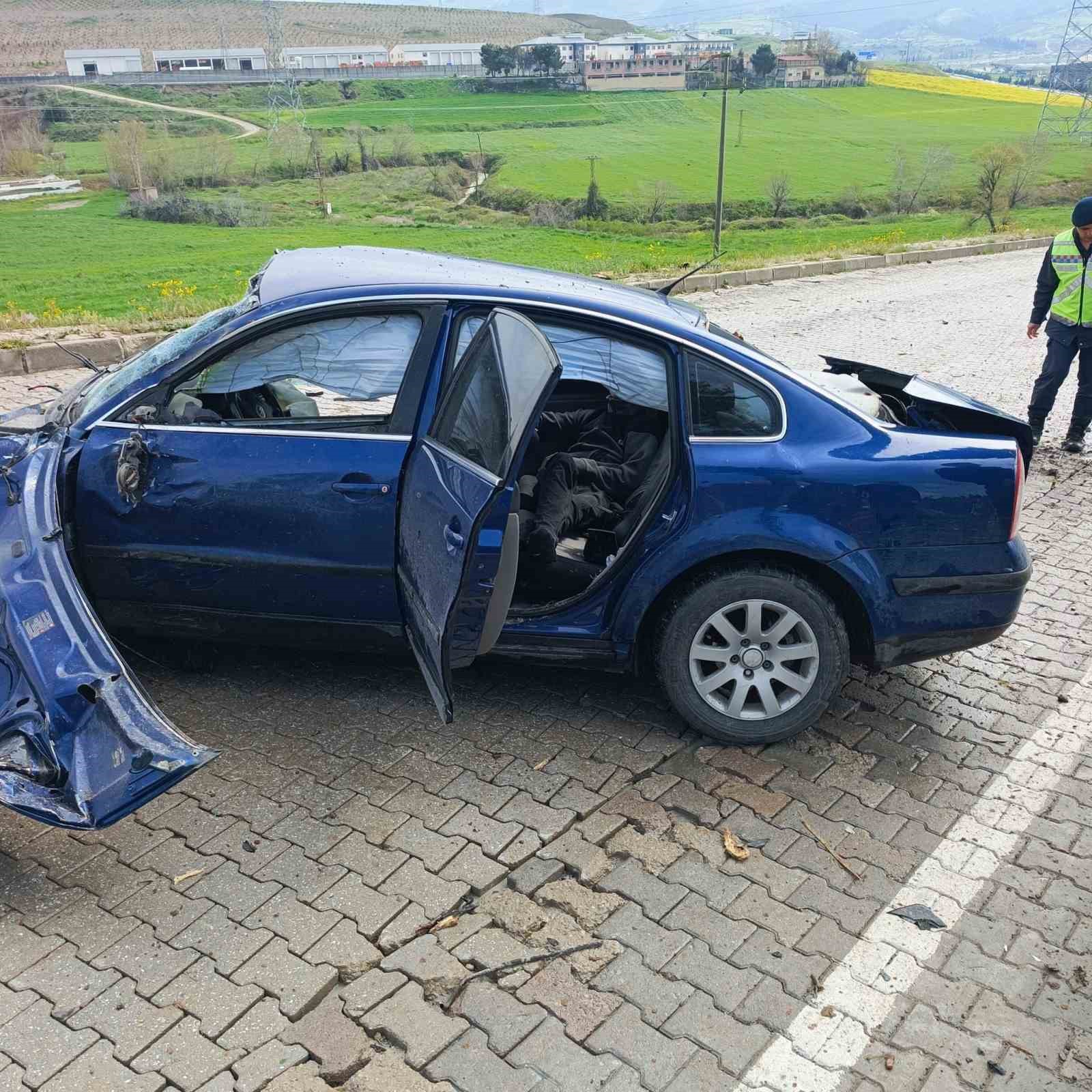 Kahramanmaraş’ta trafik kazası: 1 yaralı
