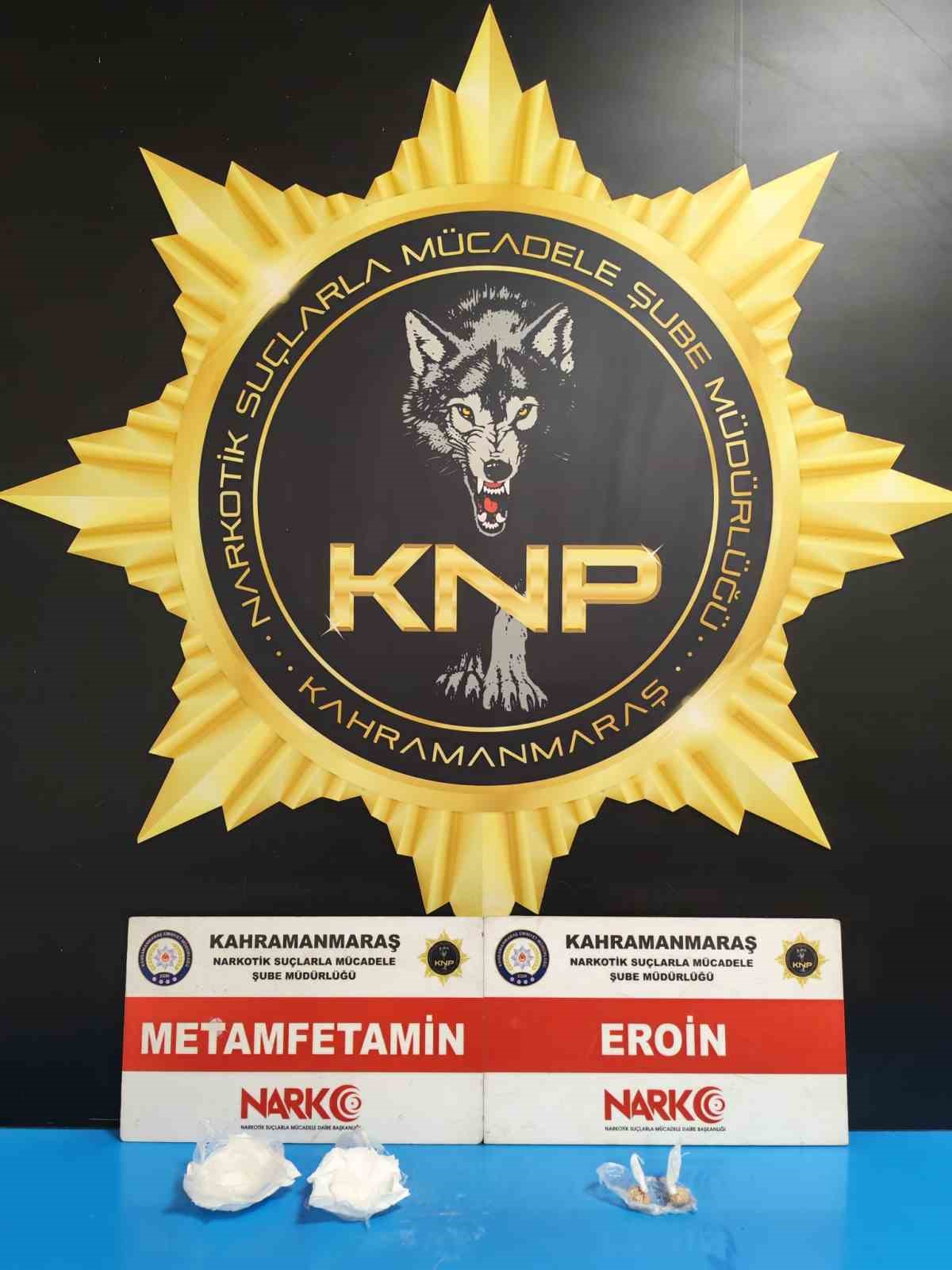 Kahramanmaraş’ta uyuşturucu operasyonları: 4 tutuklama
