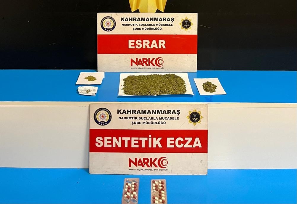 Kahramanmaraş’ta uyuşturucu ve kaçak telefonlar ele geçirildi: 1 tutuklama
