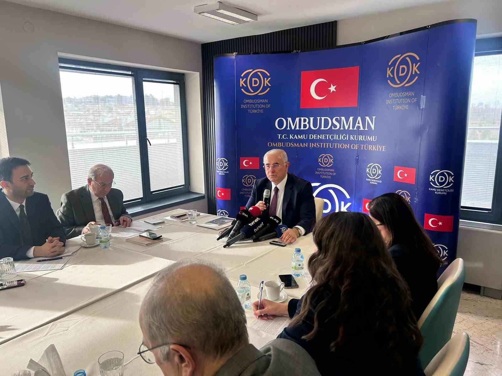 Kamu Başdenetçisi Akarca: "2013 yılından bugüne kadar 262 bin başvuru aldık"
