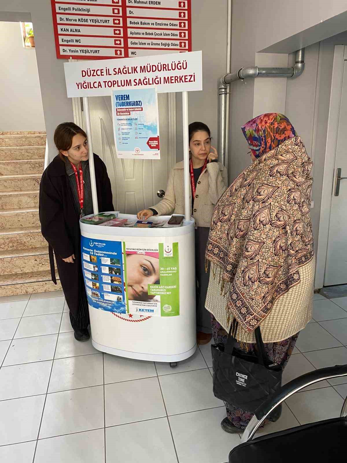 Kanser farkındalığı ve bulaşıcı hastalıklar anlatıldı
