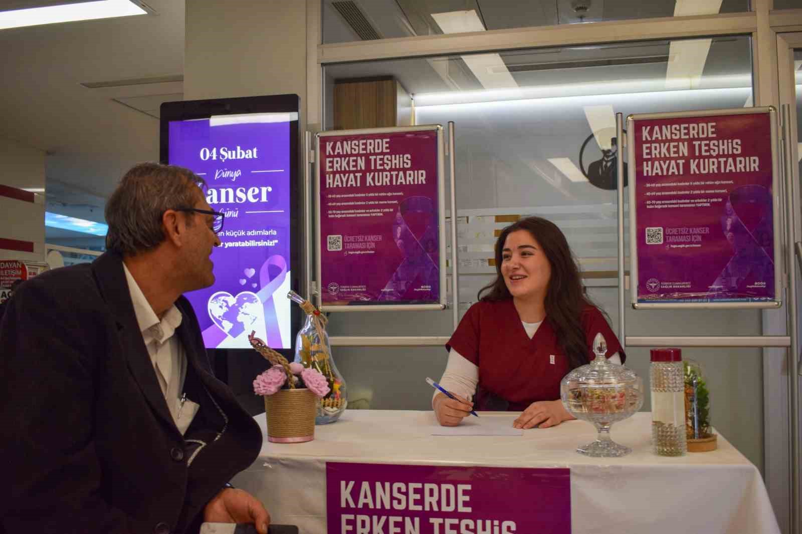 Kanserde erken teşhisin önemi anlatıldı
