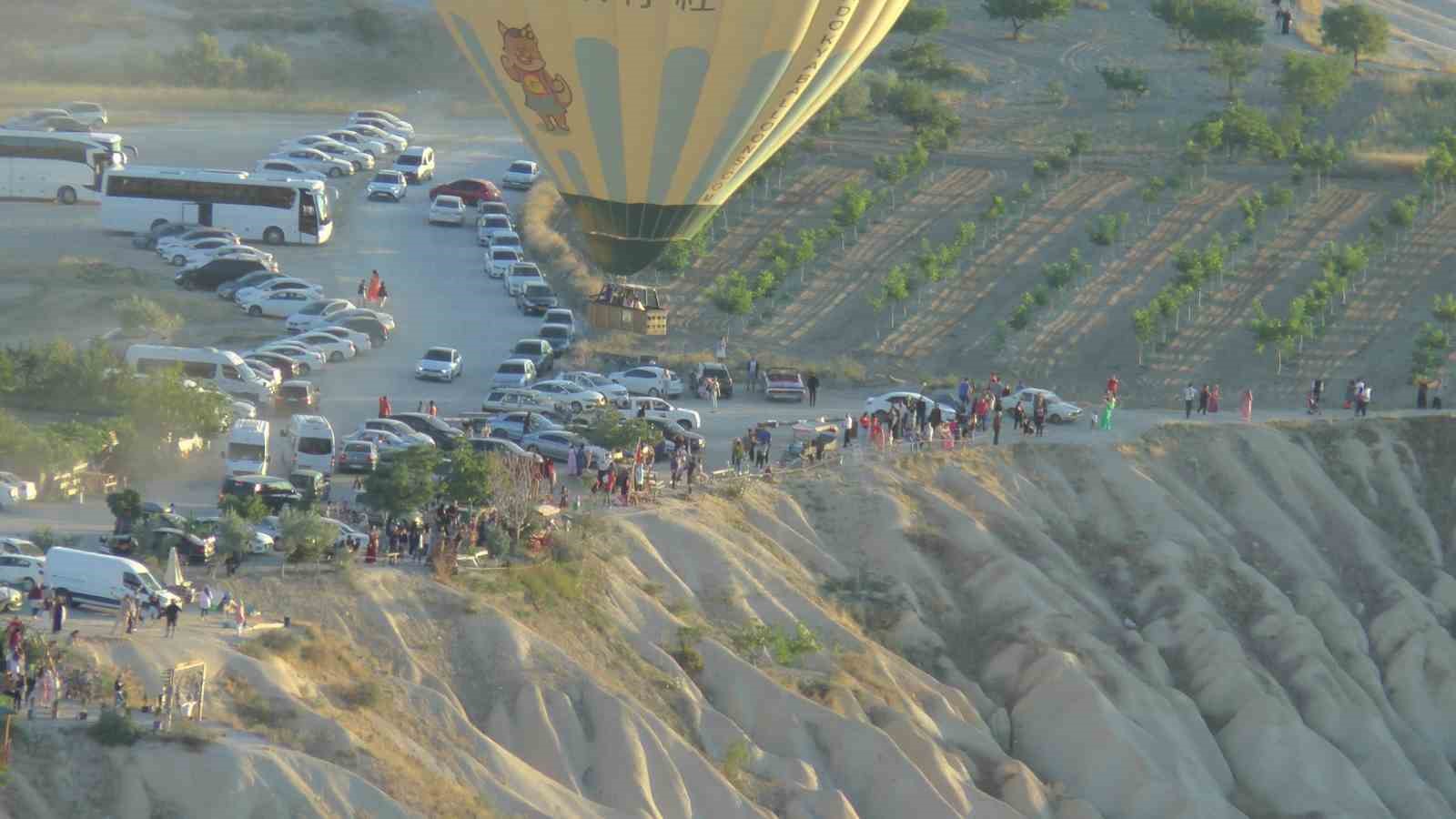 Kapadokya’da balon turizmi 750 bin yolcuyu aştı
