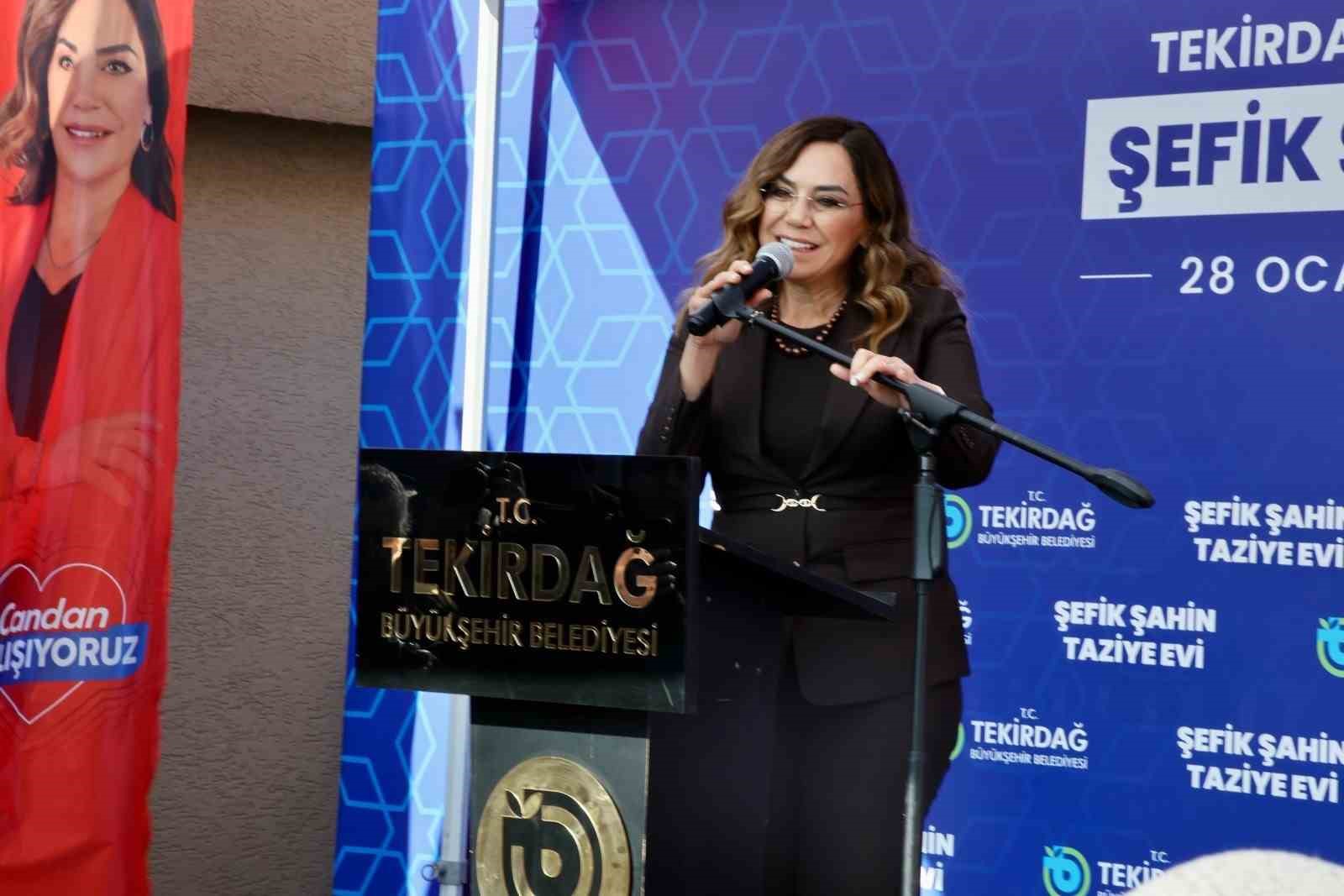 Kapaklı’da "Şefik Şahin Taziye Evi" hizmete açıldı
