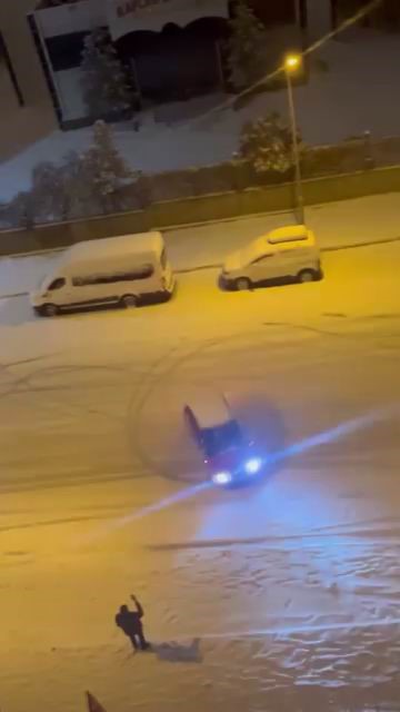 Kar üstünde tehlikeli hareket: Kayıp dirft attı
