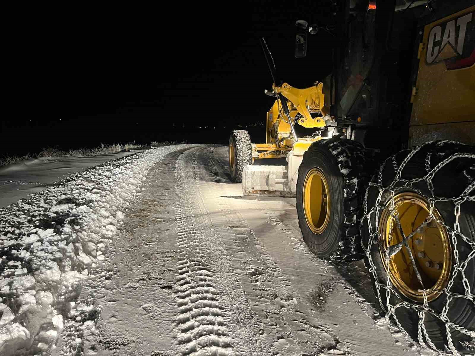 Kar yağışı başladı tedbirler arttırıldı
