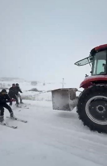 Kar yağışı sonra eğlenceli anlar
