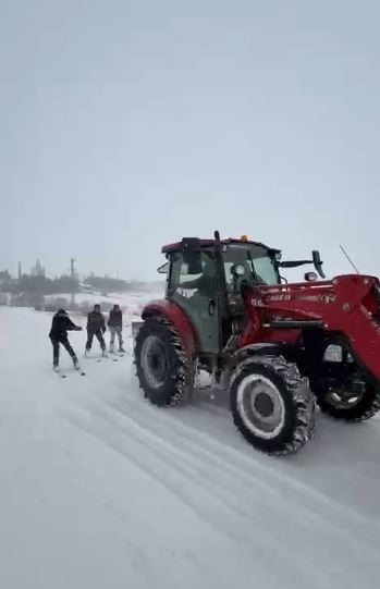 Kar yağışı sonra eğlenceli anlar
