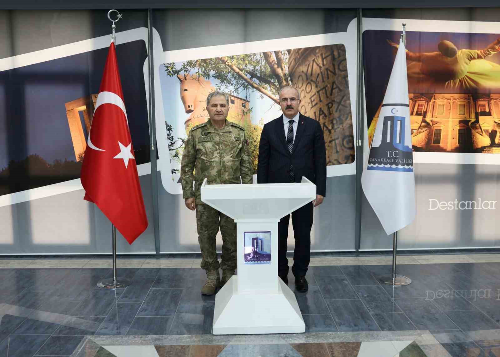 Kara Kuvvetleri Komutanı Orgeneral Tokel’den Vali Toraman’a ziyaret
