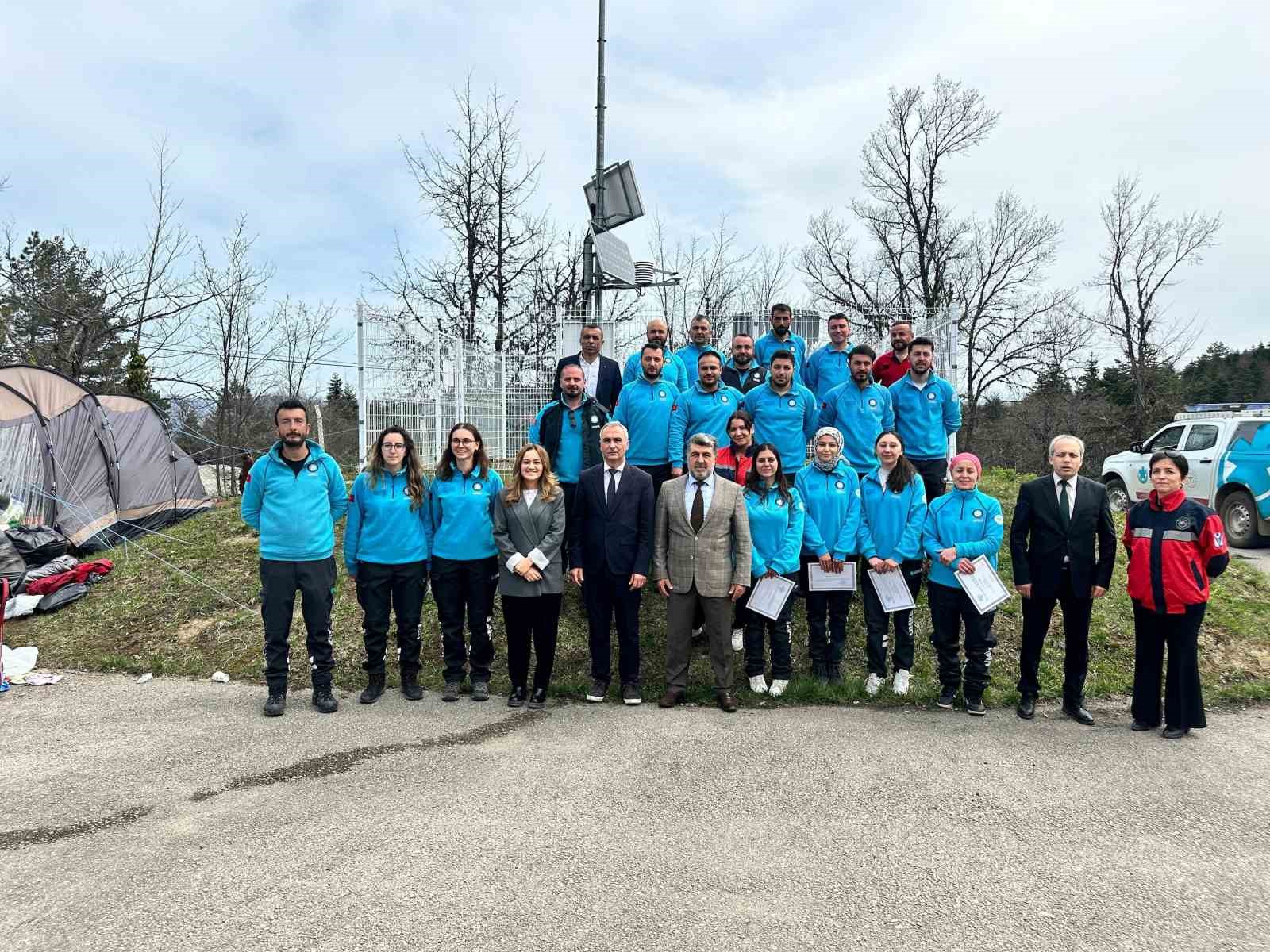 Karabük UMKE’den güç gösterisi: 16 yeni gönüllü ile afetlere hazırlık seviyesi arttırıldı
